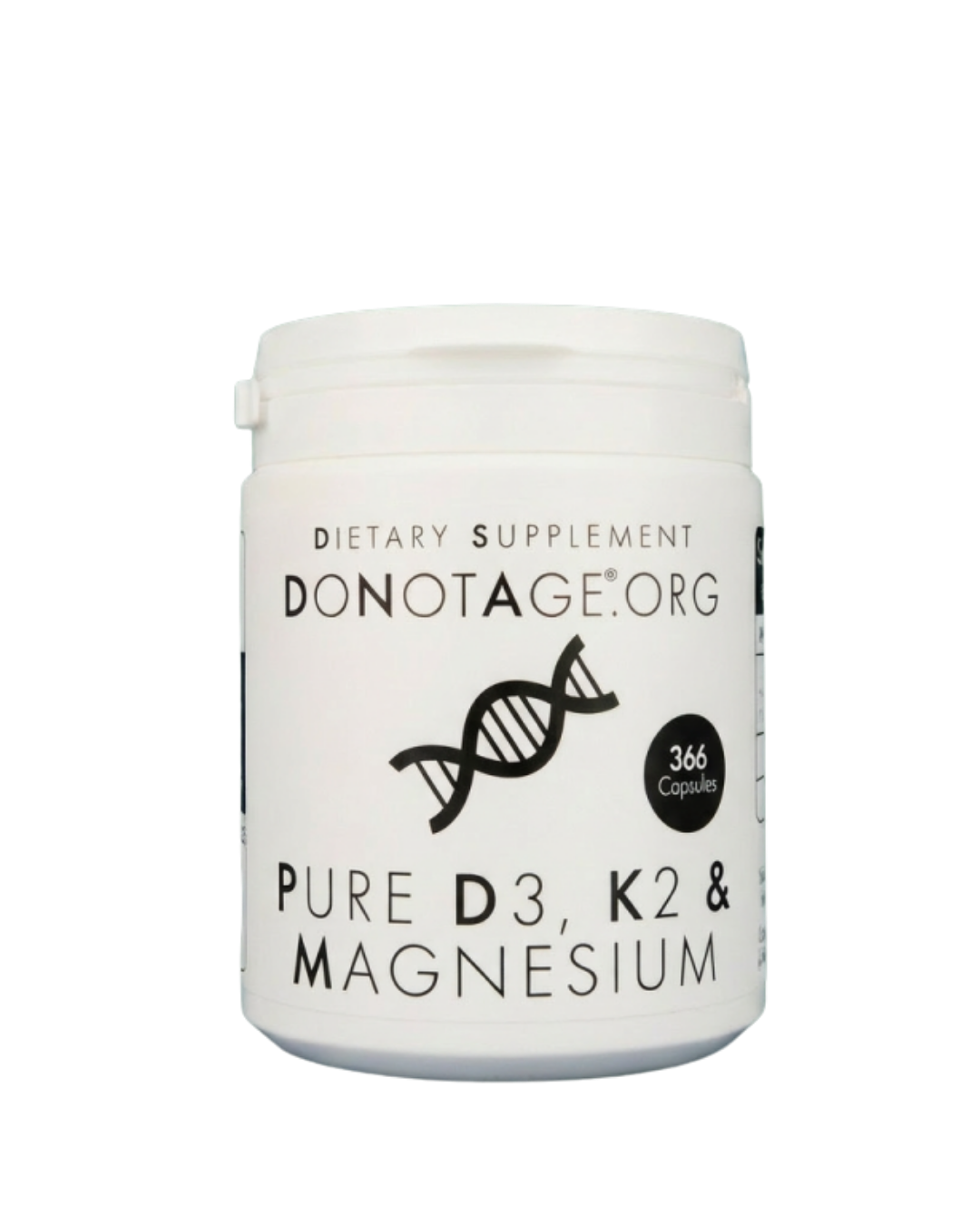DNA Pure D3, K2, MAGNESIUM 366 Capsules